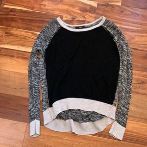 Color blocked sweater